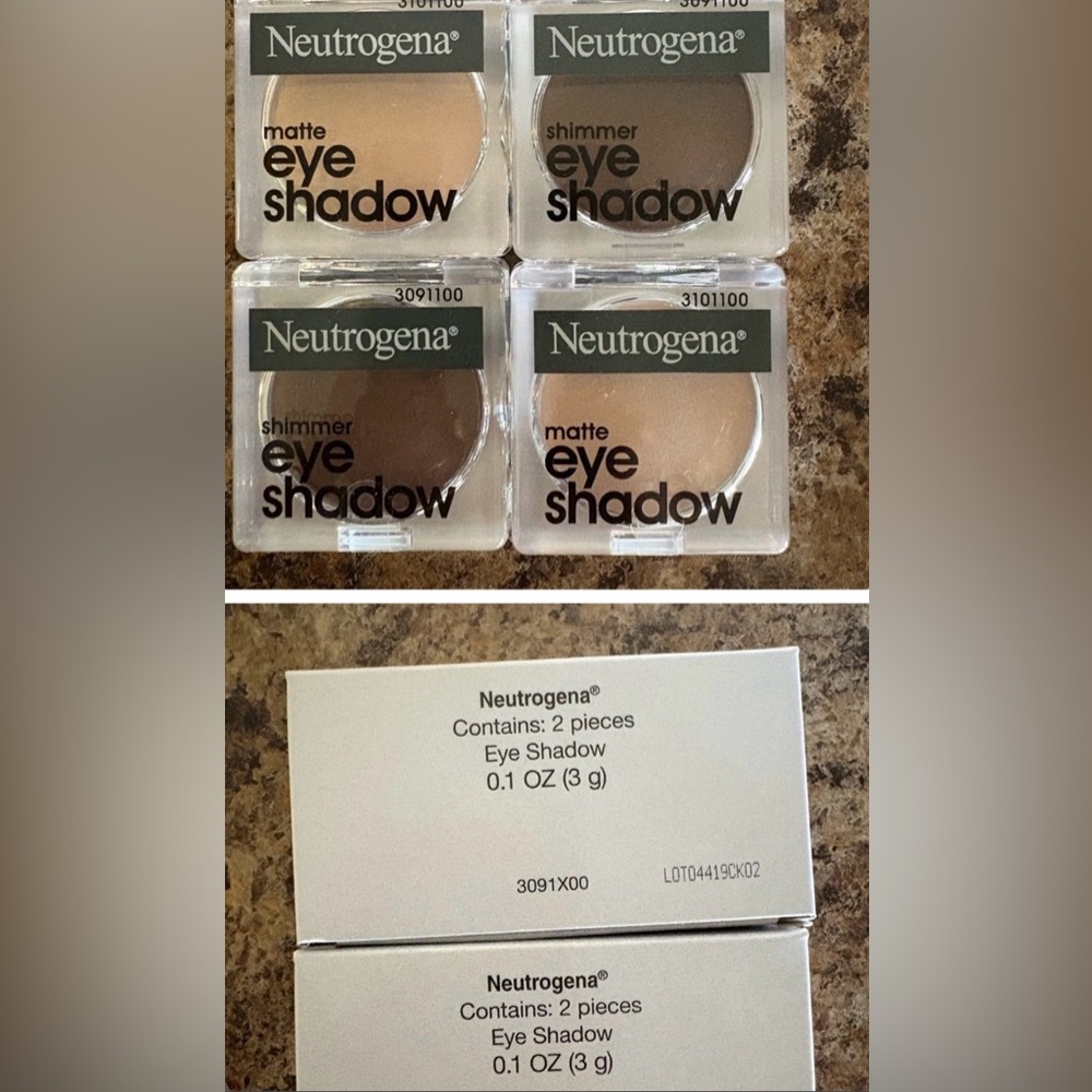 Lot of 4 Neutrogena Eye Shadows